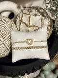 Heart Throb Tennis Bracelet Set