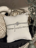 Faith Tennis Bracelet Set